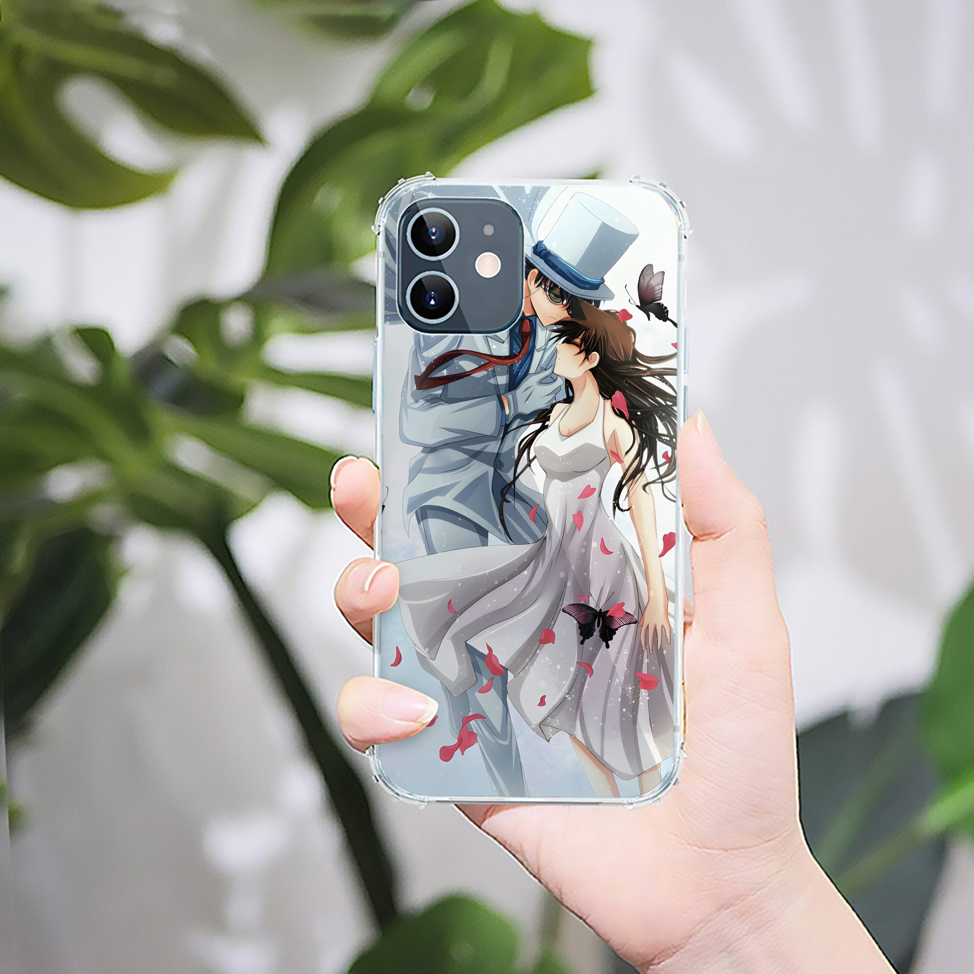 （画像用） 名探偵コナン Detective Conan 【iPhone 12シリーズ対応】透明スマホケース（クリアソフトケース）